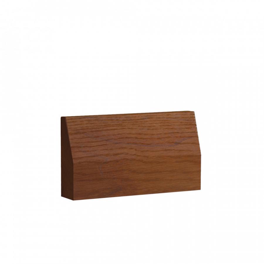 Half Splayed (Chamfered) Walnut Architrave Set 90mm (pre-finished)